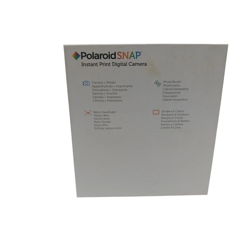 Polaroid Snap Instant Digital Camera White with Box & USB Charging Cable
